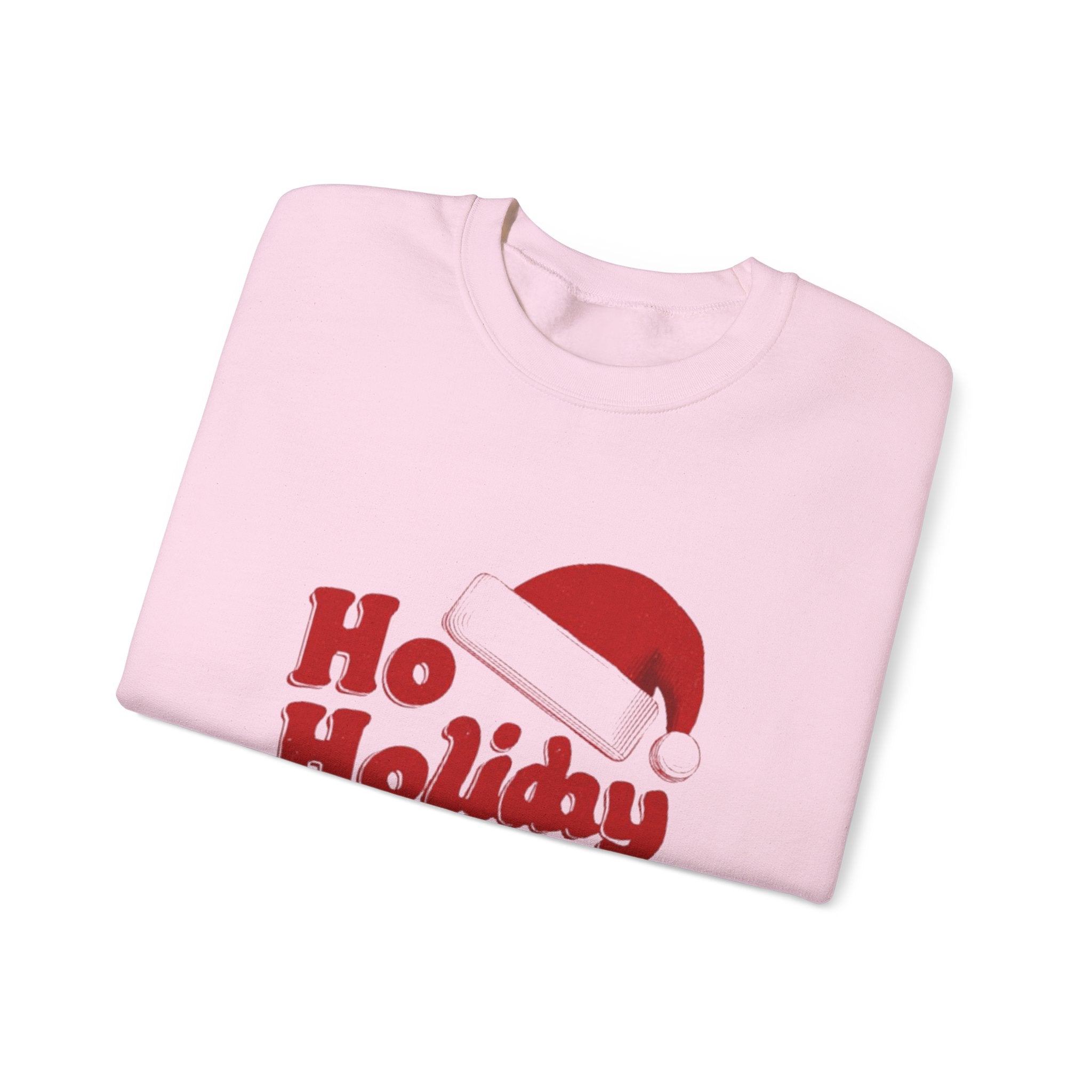 Holiday Mood Sweatshirt — 'Ho Holiday Mood' Christmas Crewneck