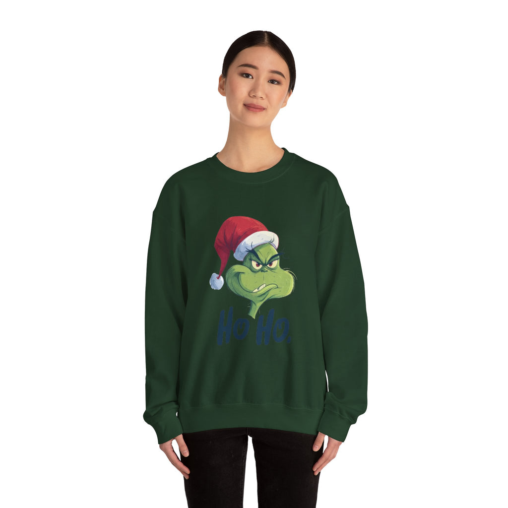 Grumpy Grinch 'Ho Ho.' Crewneck Sweatshirt