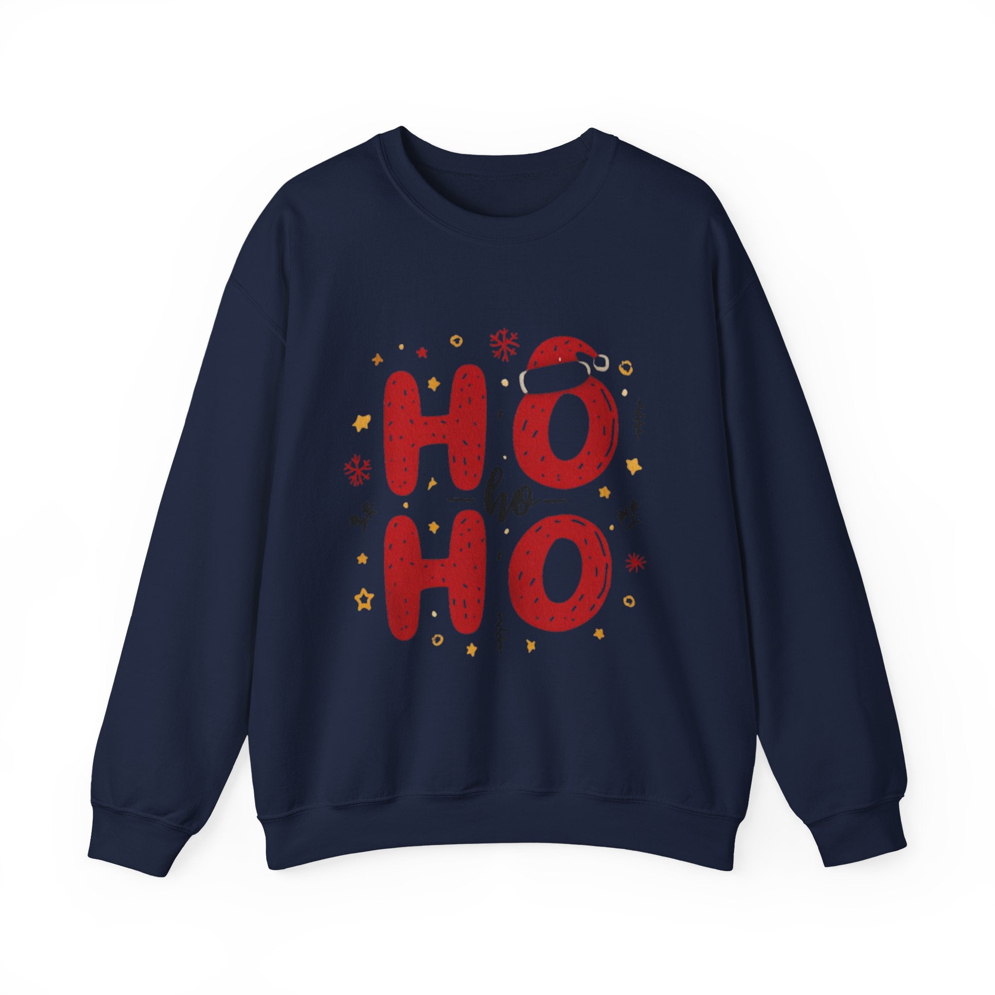 Christmas 'Ho Ho Ho' Crewneck Sweatshirt — Festive Holiday Sweater