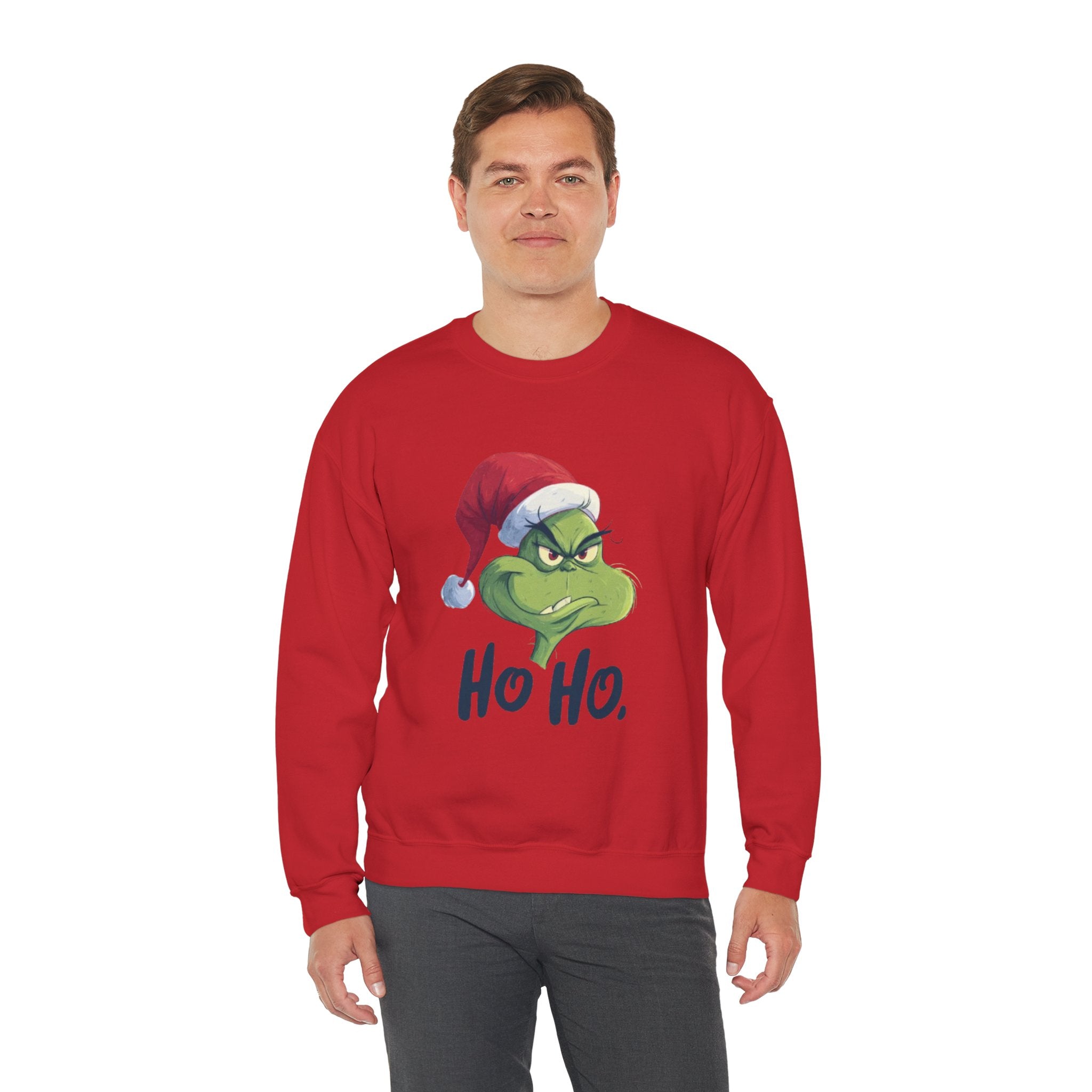 Grumpy Grinch 'Ho Ho.' Crewneck Sweatshirt