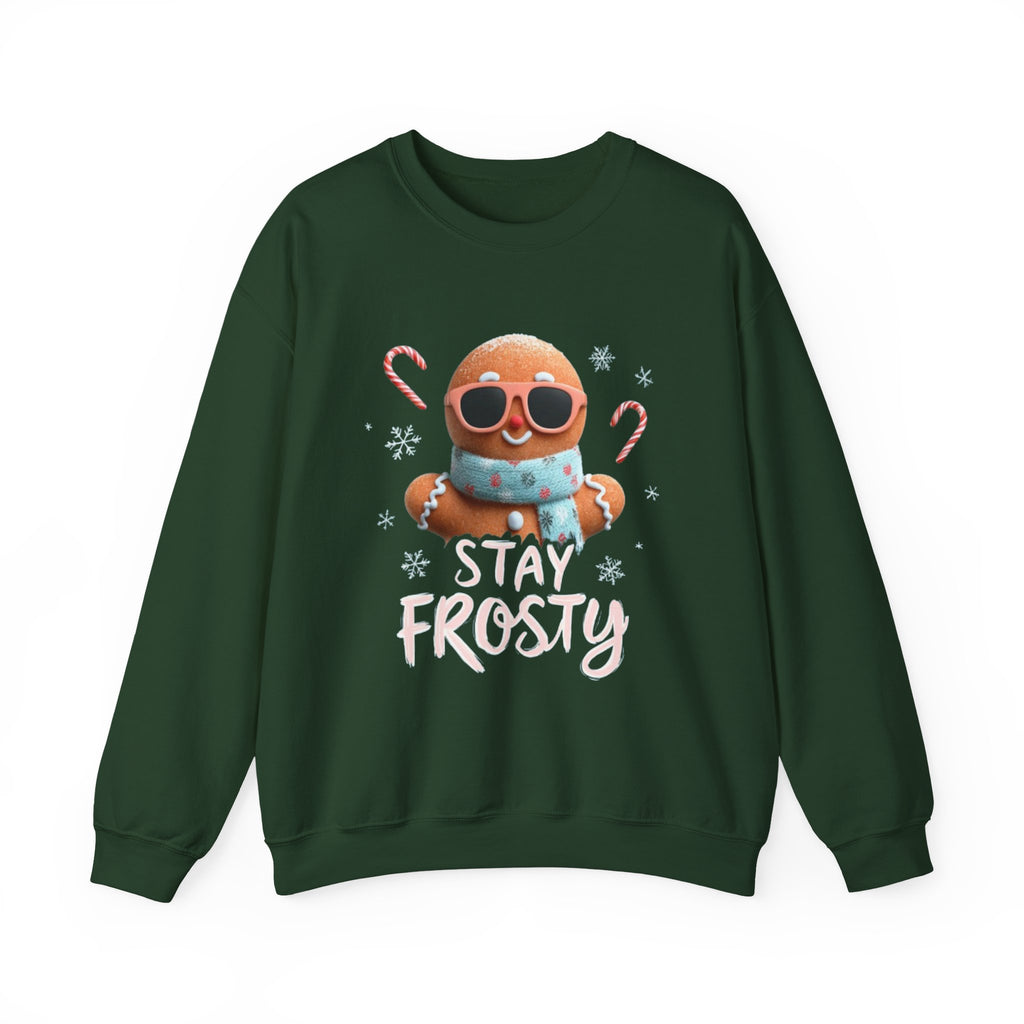 Stay Frosty Gingerbread Sweatshirt — Cute Holiday Crewneck