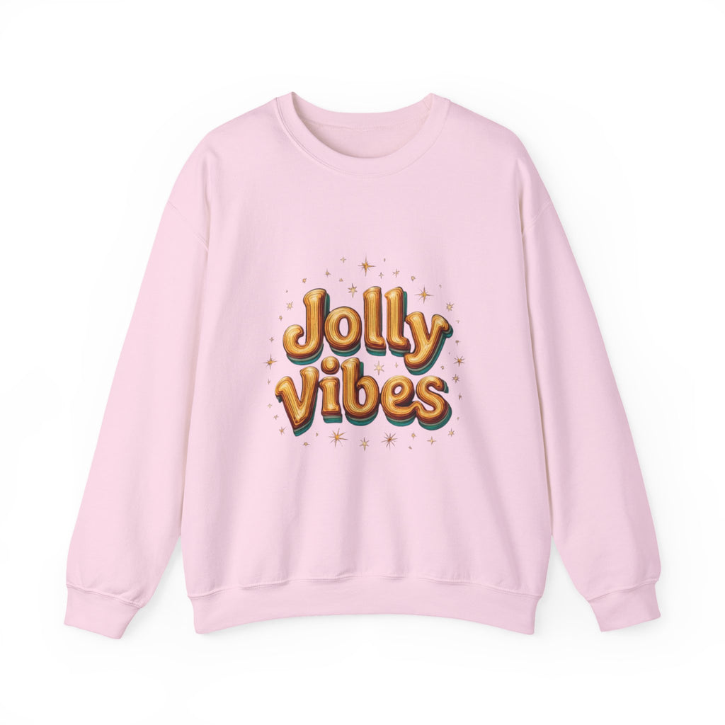Jolly Vibes Sweatshirt – Cozy Holiday Graphic Crewneck