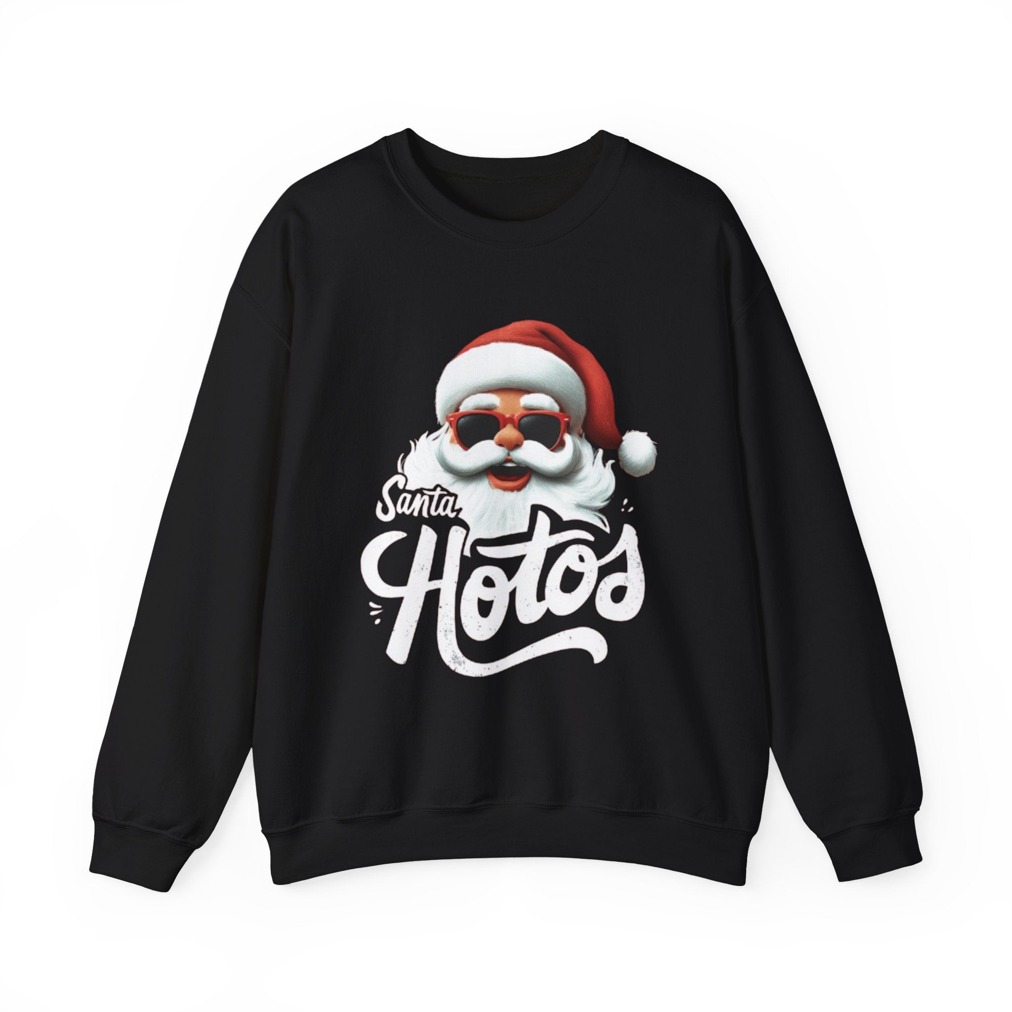 Santa Hotos Sweatshirt – Funny Christmas Santa Photo Crewneck