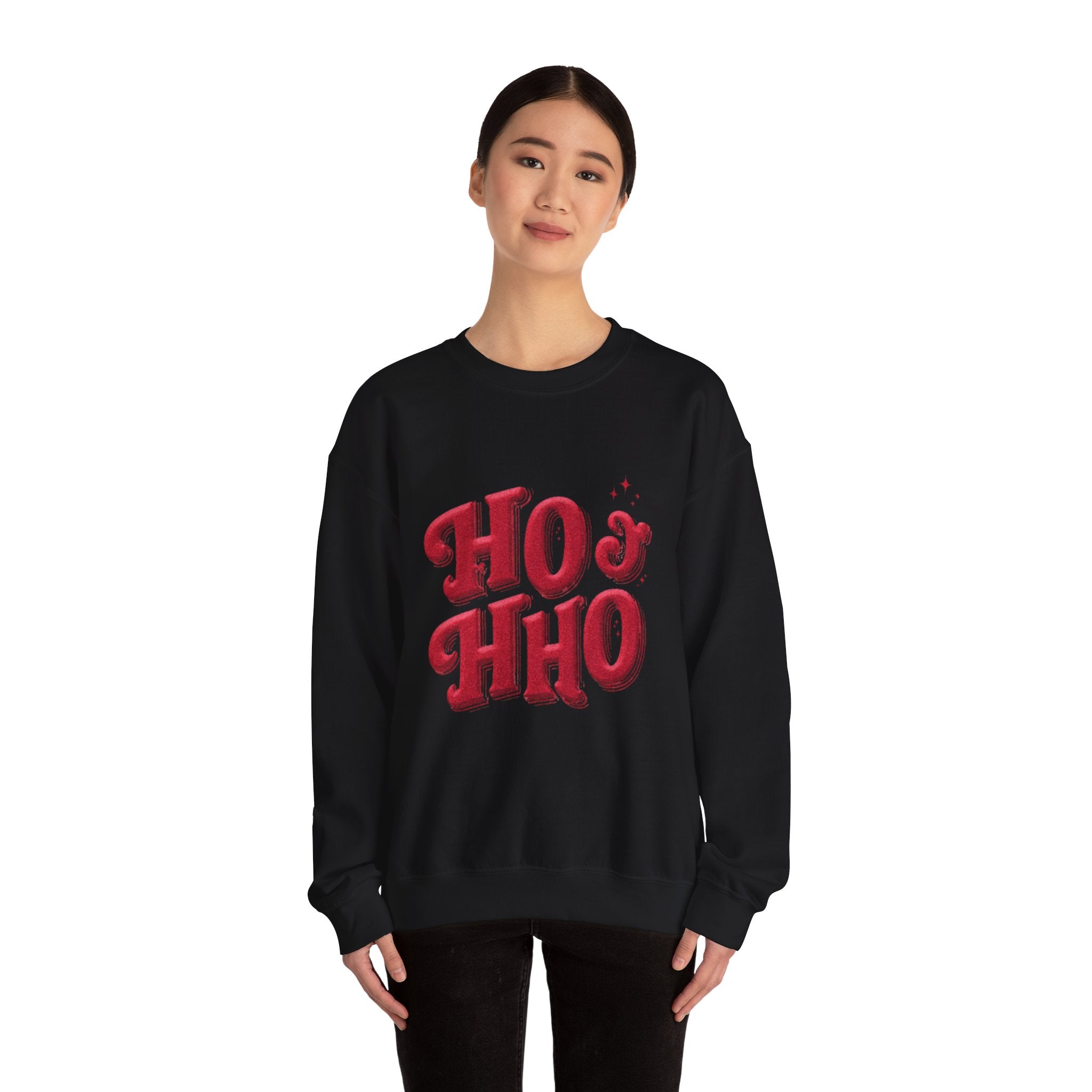 Ho Ho Ho Christmas Sweatshirt — Festive Holiday Crewneck