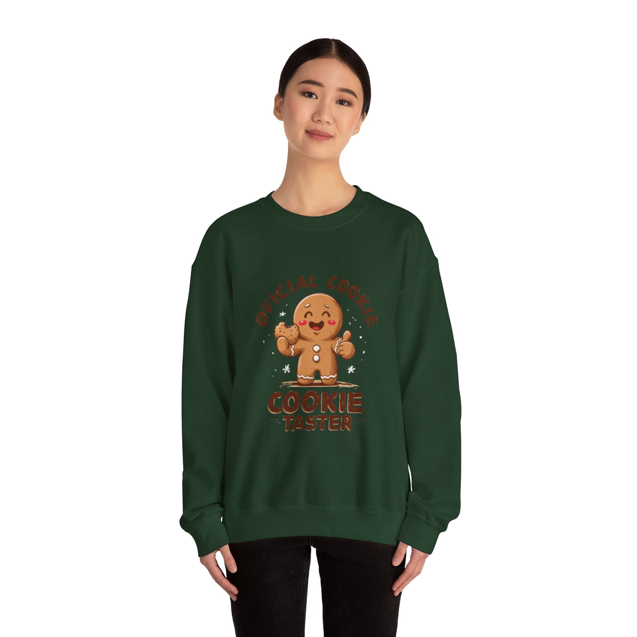 Cookie Taster Sweatshirt — 'Official Cookie' Gingerbread Crewneck