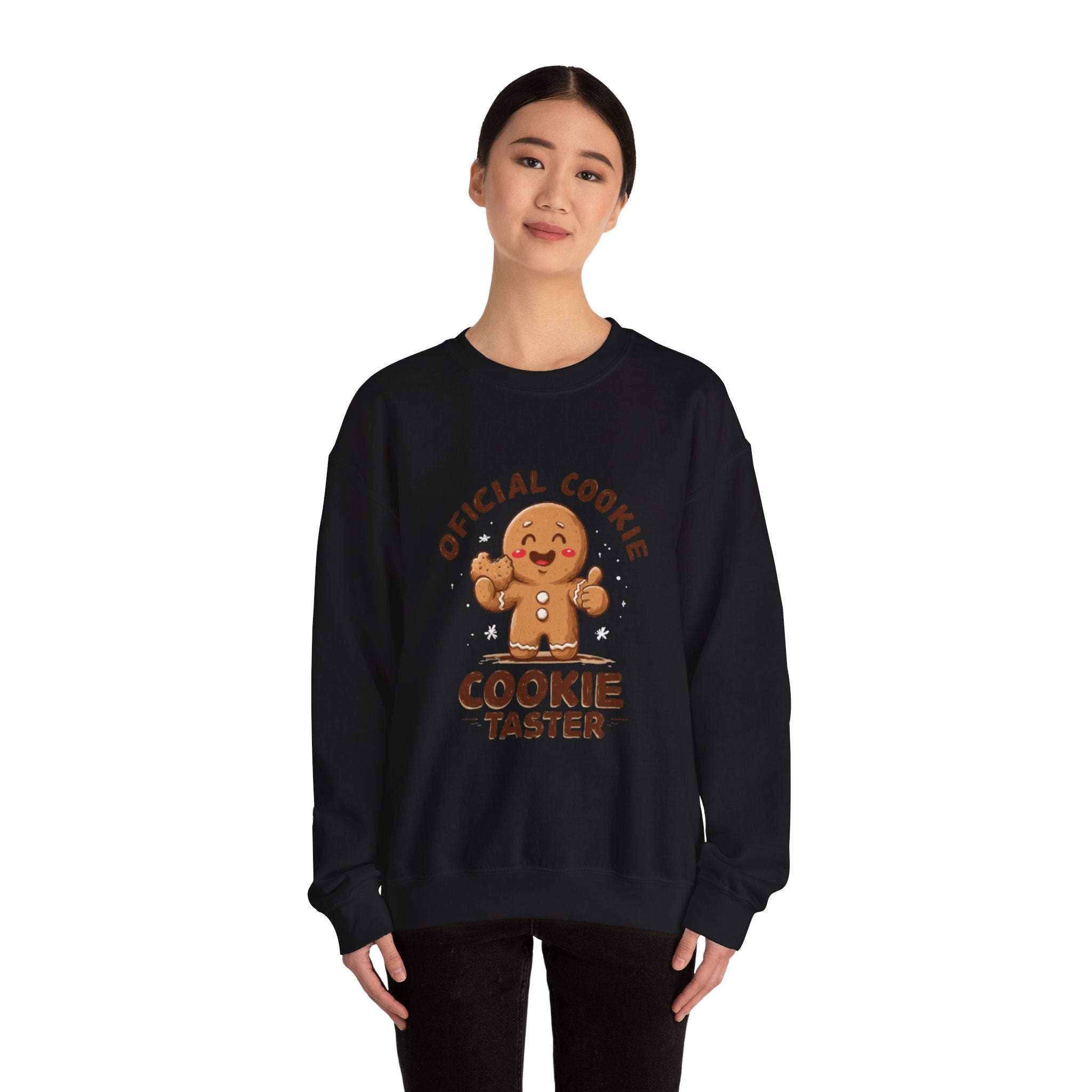 Cookie Taster Sweatshirt — 'Official Cookie' Gingerbread Crewneck