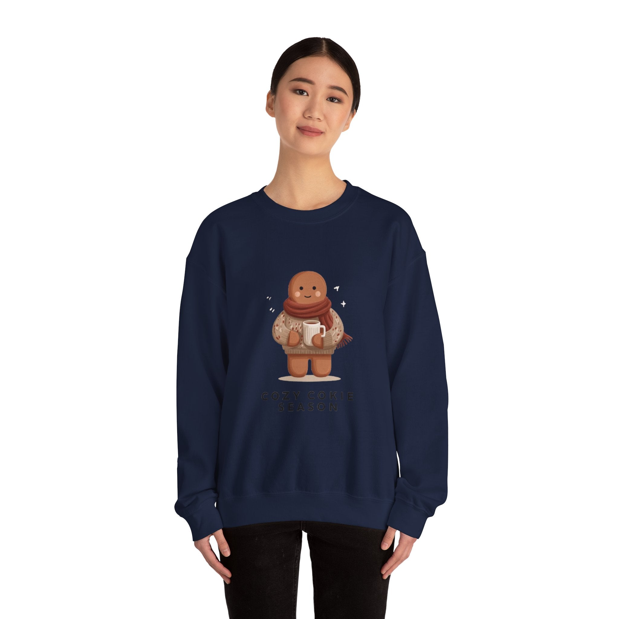 Gingerbread 'Cozy Cookie Season' Crewneck Sweatshirt