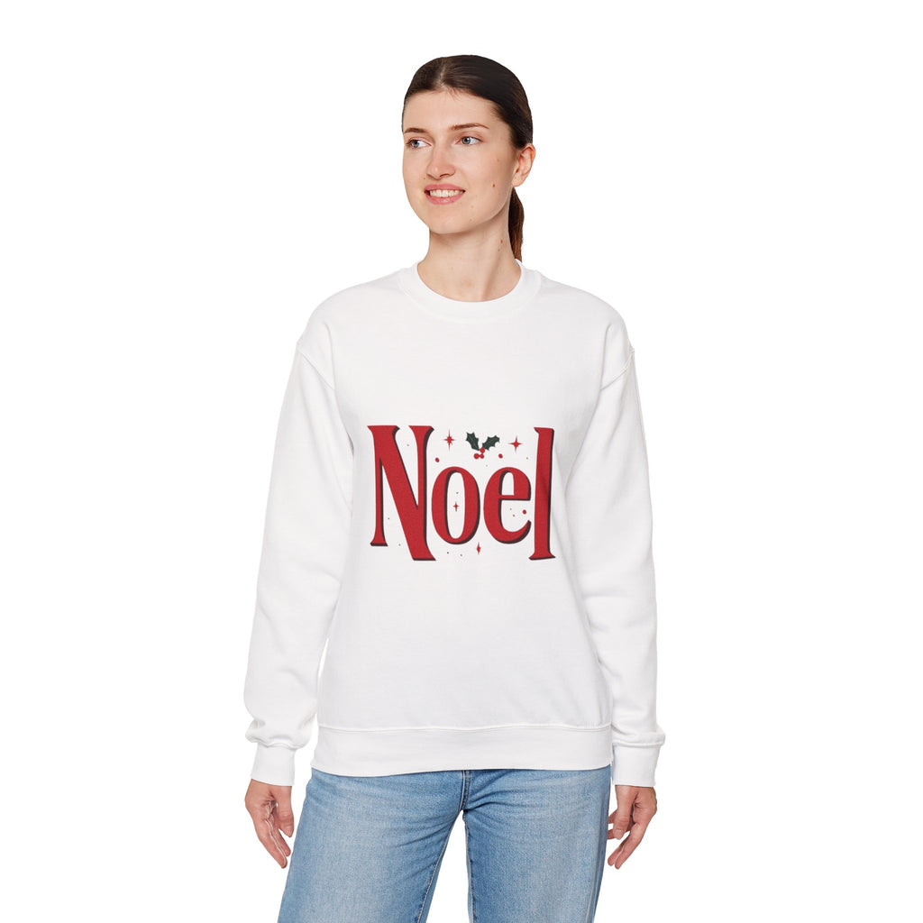 Noel Christmas Sweatshirt — Festive Holly Holiday Crewneck