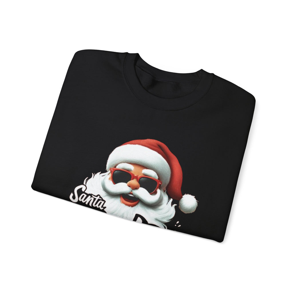 Santa Hotos Sweatshirt – Funny Christmas Santa Photo Crewneck