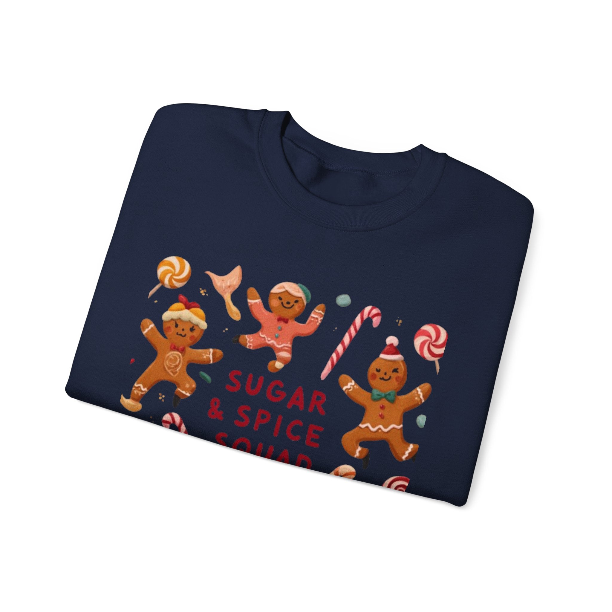 Sugar & Spice Squad Sweatshirt — Gingerbread Holiday Crewneck
