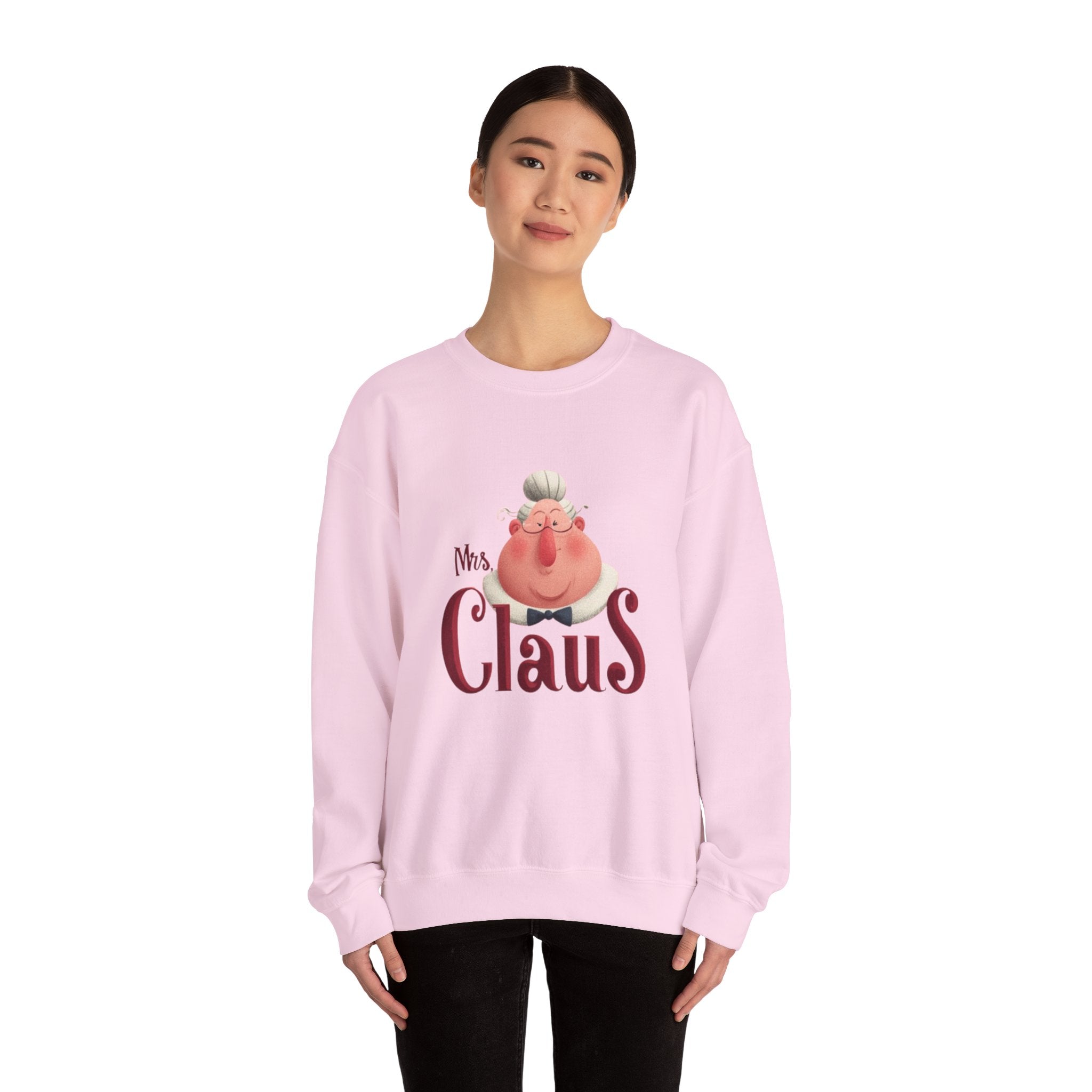 Mrs. Claus Christmas Sweatshirt – Cute Mrs Claus Holiday Crewneck