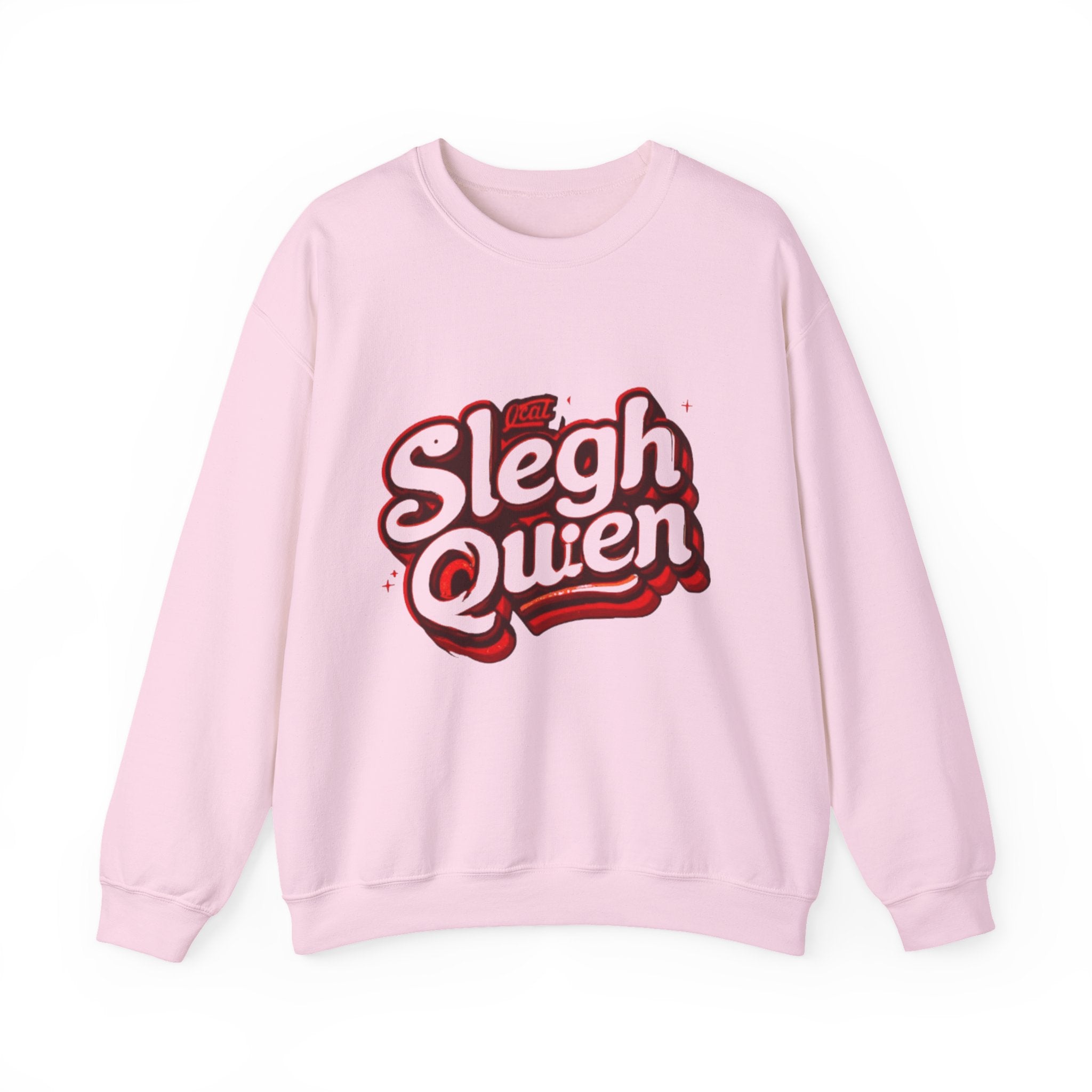 Sleigh Queen Crewneck Sweatshirt — Retro Holiday Christmas Pullover