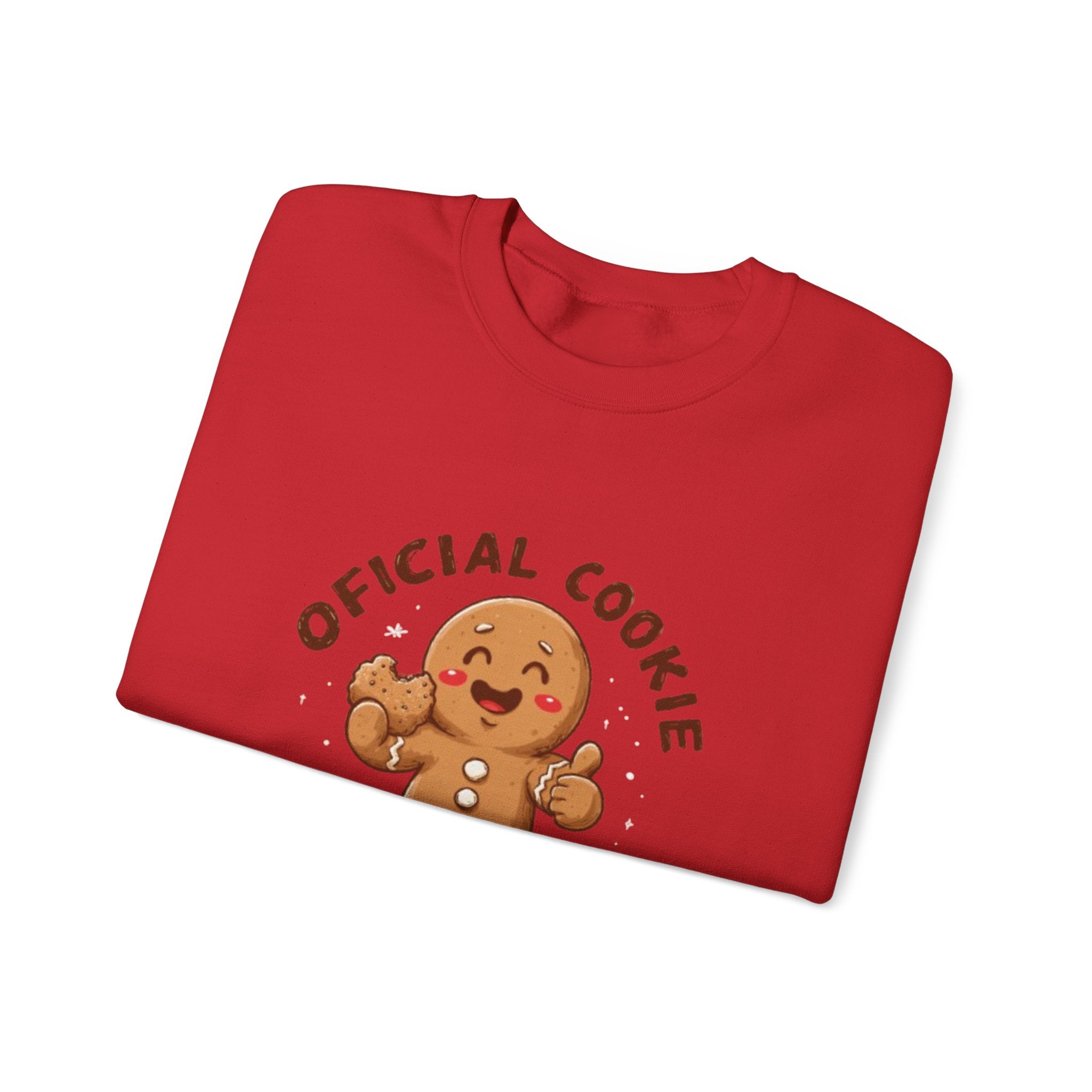 Cookie Taster Sweatshirt — 'Official Cookie' Gingerbread Crewneck