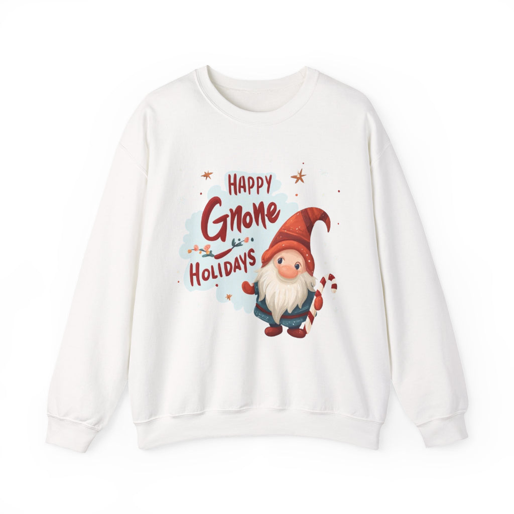 Happy Gnome Holidays Sweatshirt — Cute Christmas Gnome Holiday Crewneck