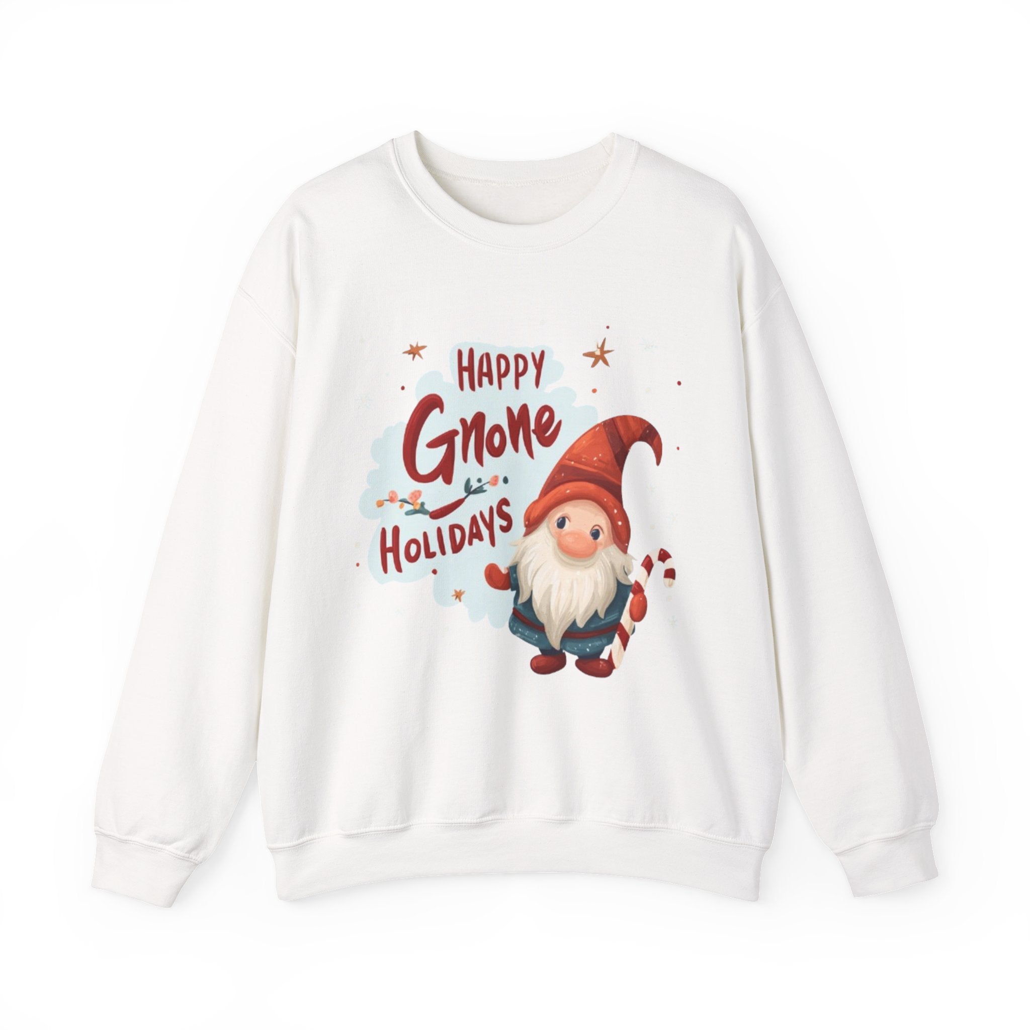 Happy Gnome Holidays Sweatshirt — Cute Christmas Gnome Holiday Crewneck