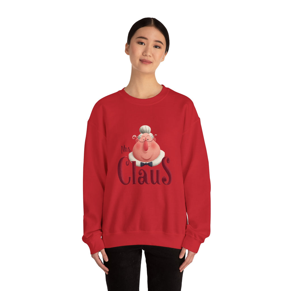 Mrs. Claus Christmas Sweatshirt – Cute Mrs Claus Holiday Crewneck