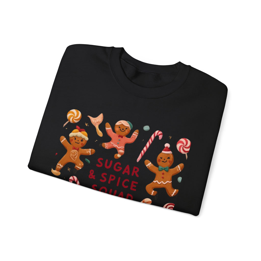 Sugar & Spice Squad Sweatshirt — Gingerbread Holiday Crewneck