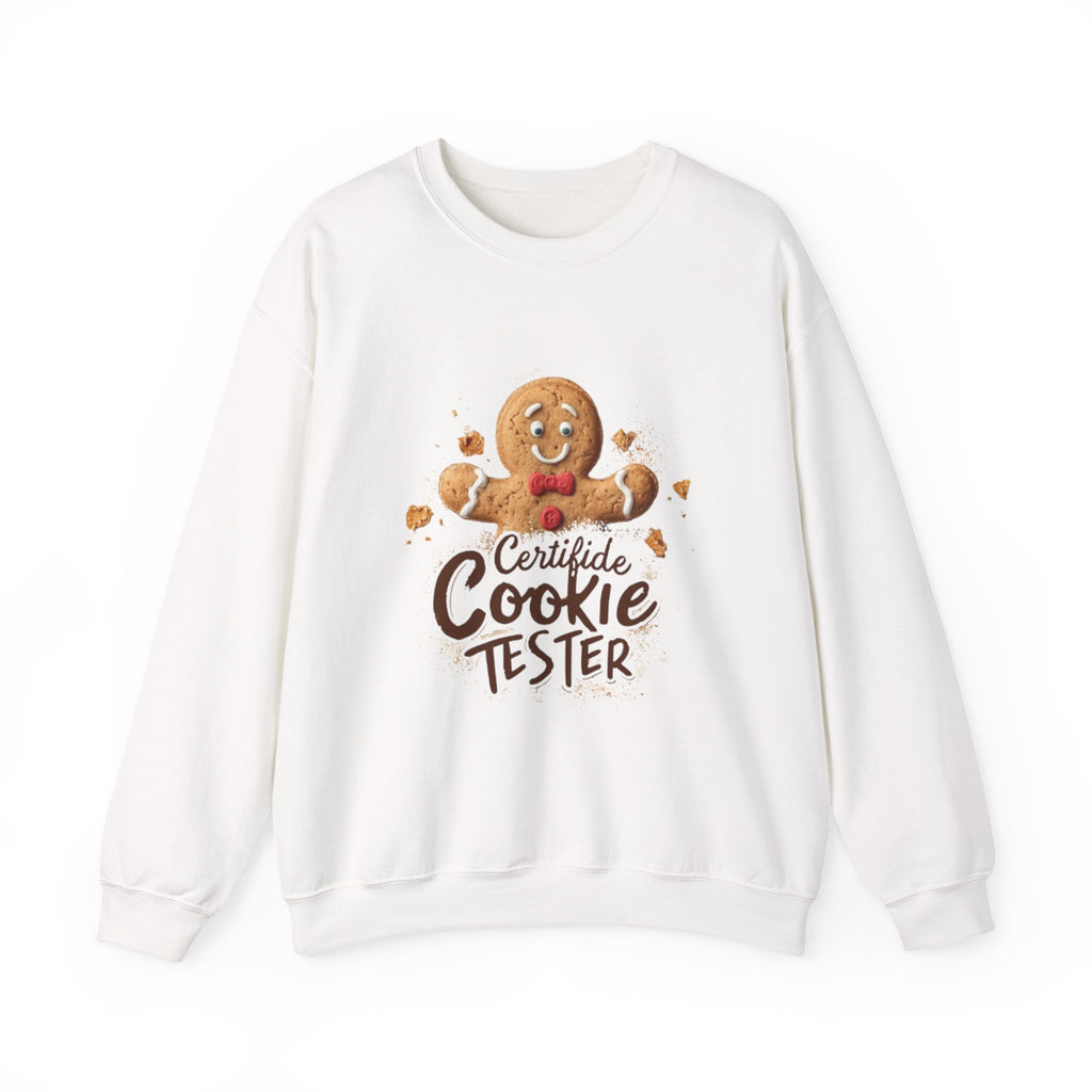 Cookie Tester Sweatshirt – "Certified Cookie Tester" Gingerbread Crewneck