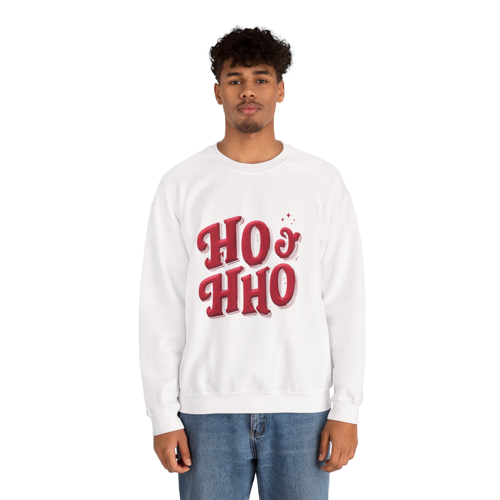 Ho Ho Ho Christmas Sweatshirt — Festive Holiday Crewneck