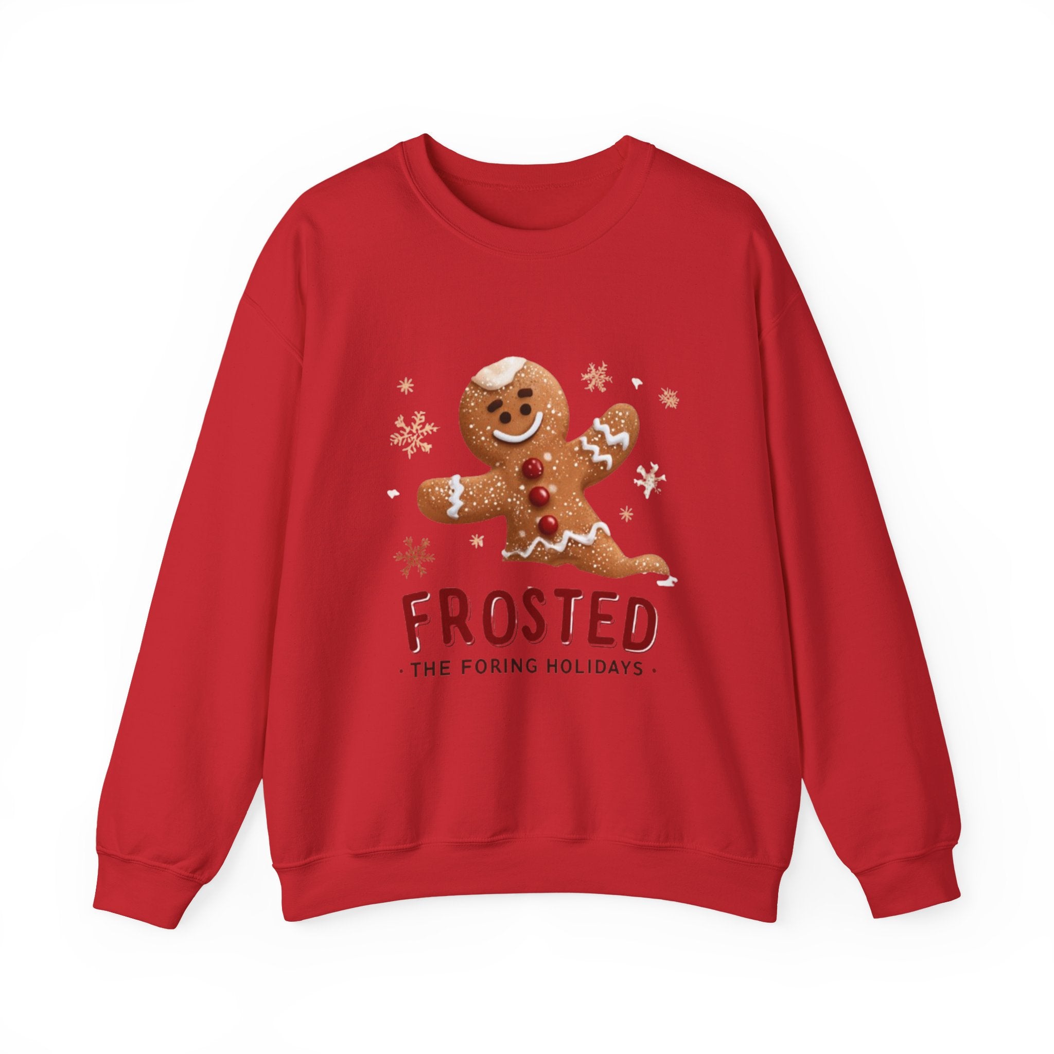 Gingerbread 'Frosted' Holiday Sweatshirt — Cute Christmas Cookie Crewneck