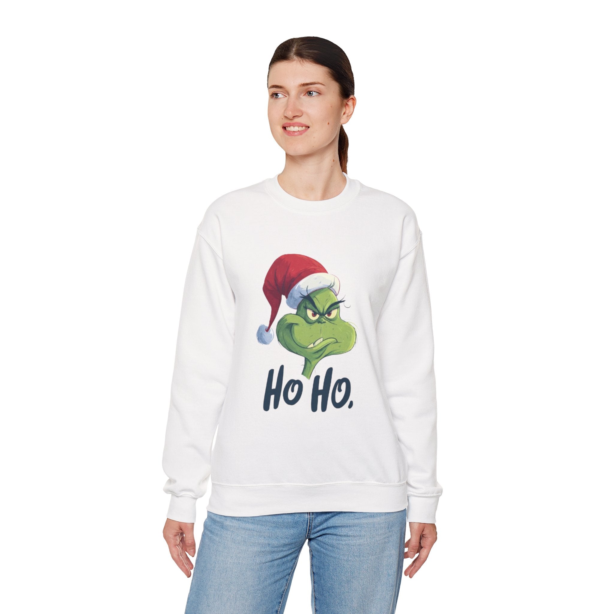 Grumpy Grinch 'Ho Ho.' Crewneck Sweatshirt