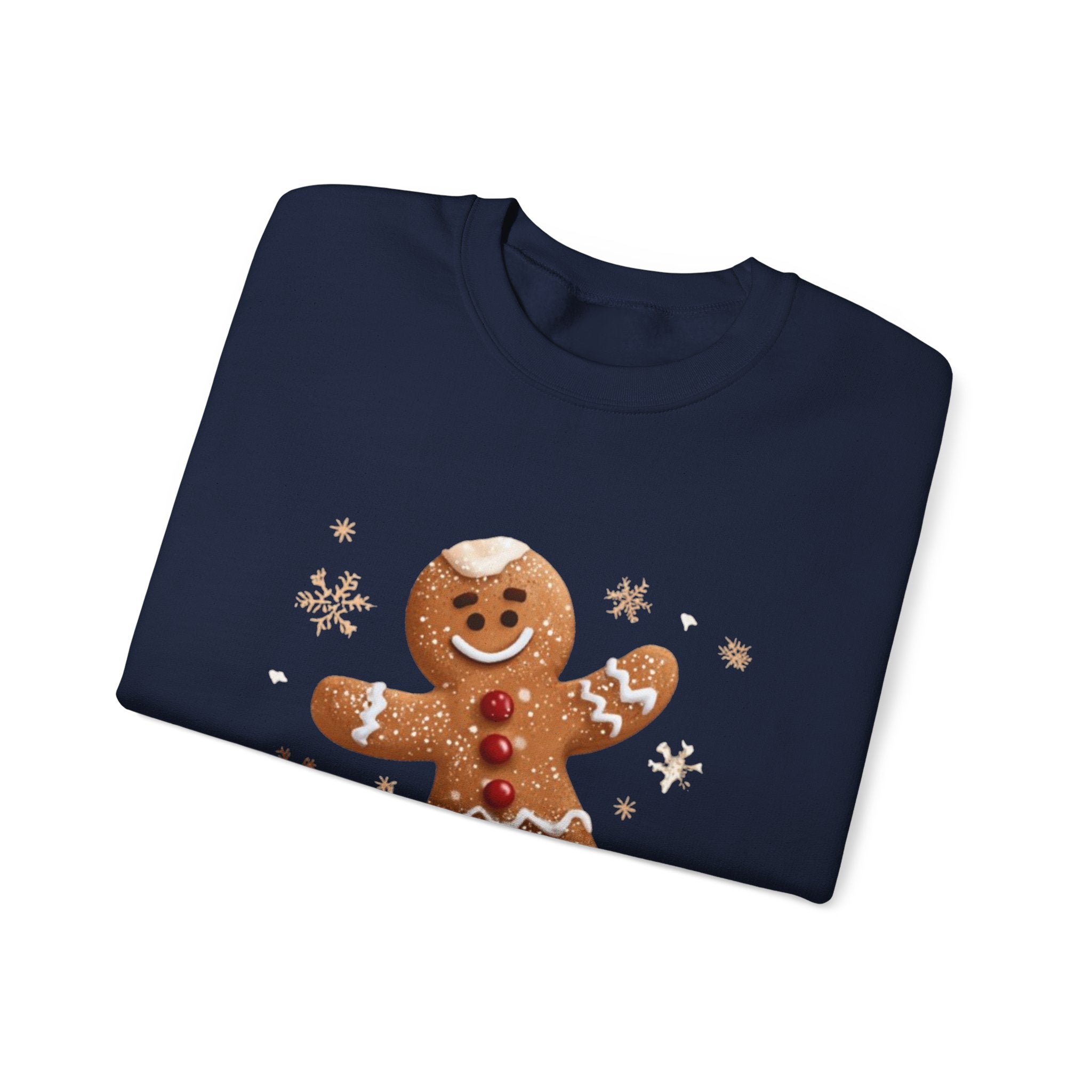 Gingerbread 'Frosted' Holiday Sweatshirt — Cute Christmas Cookie Crewneck