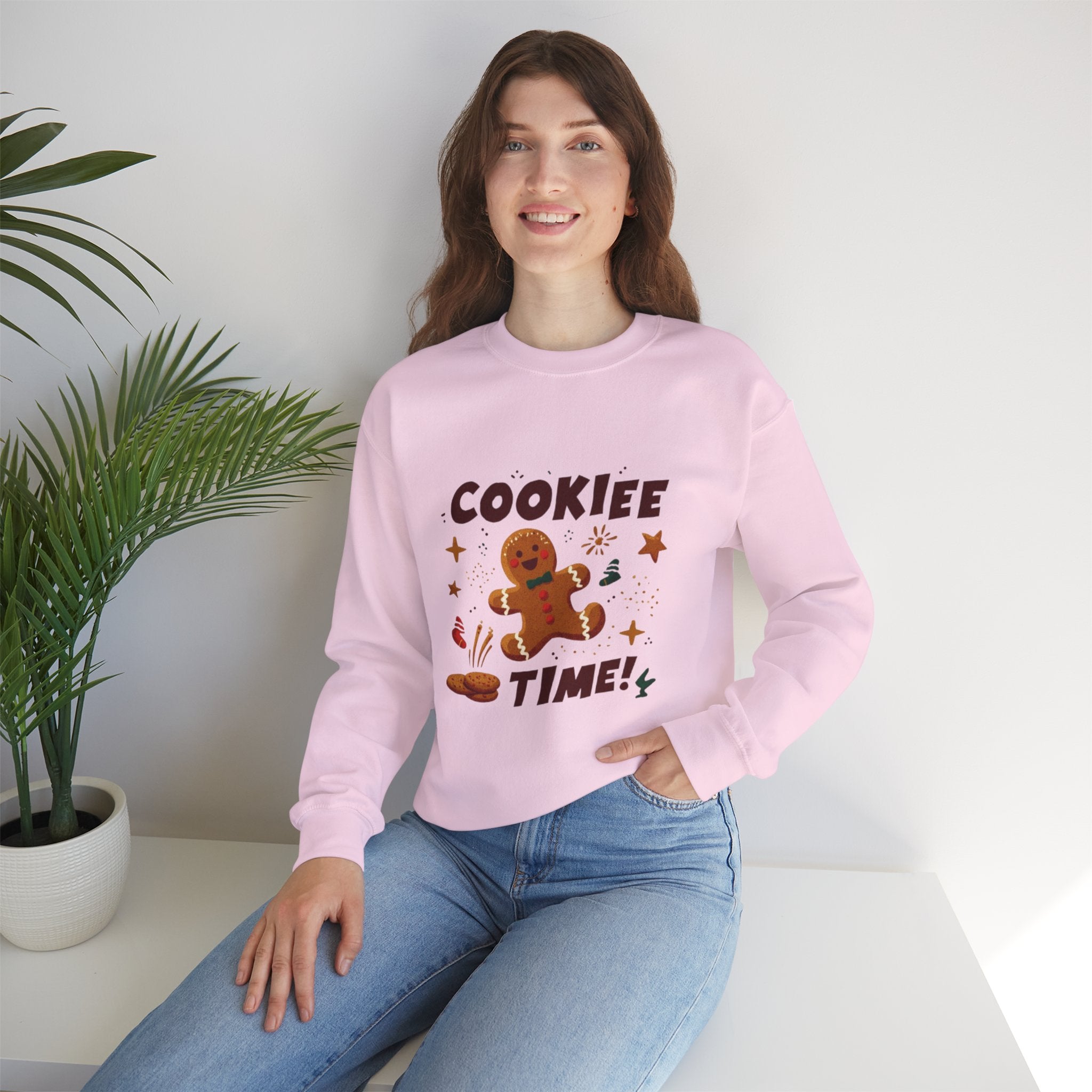 Cookie Time Sweatshirt — Gingerbread Holiday Crewneck