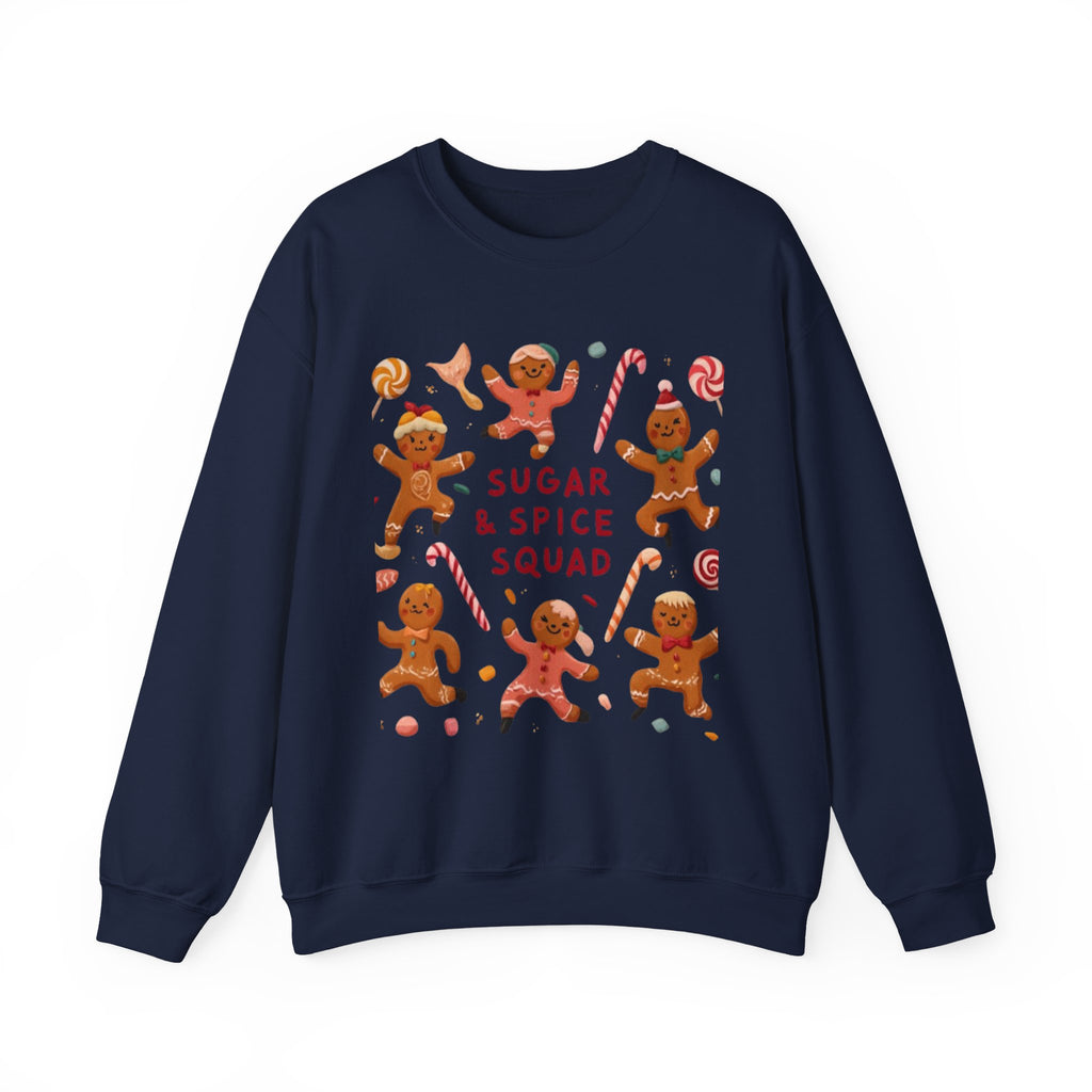 Sugar & Spice Squad Sweatshirt — Gingerbread Holiday Crewneck