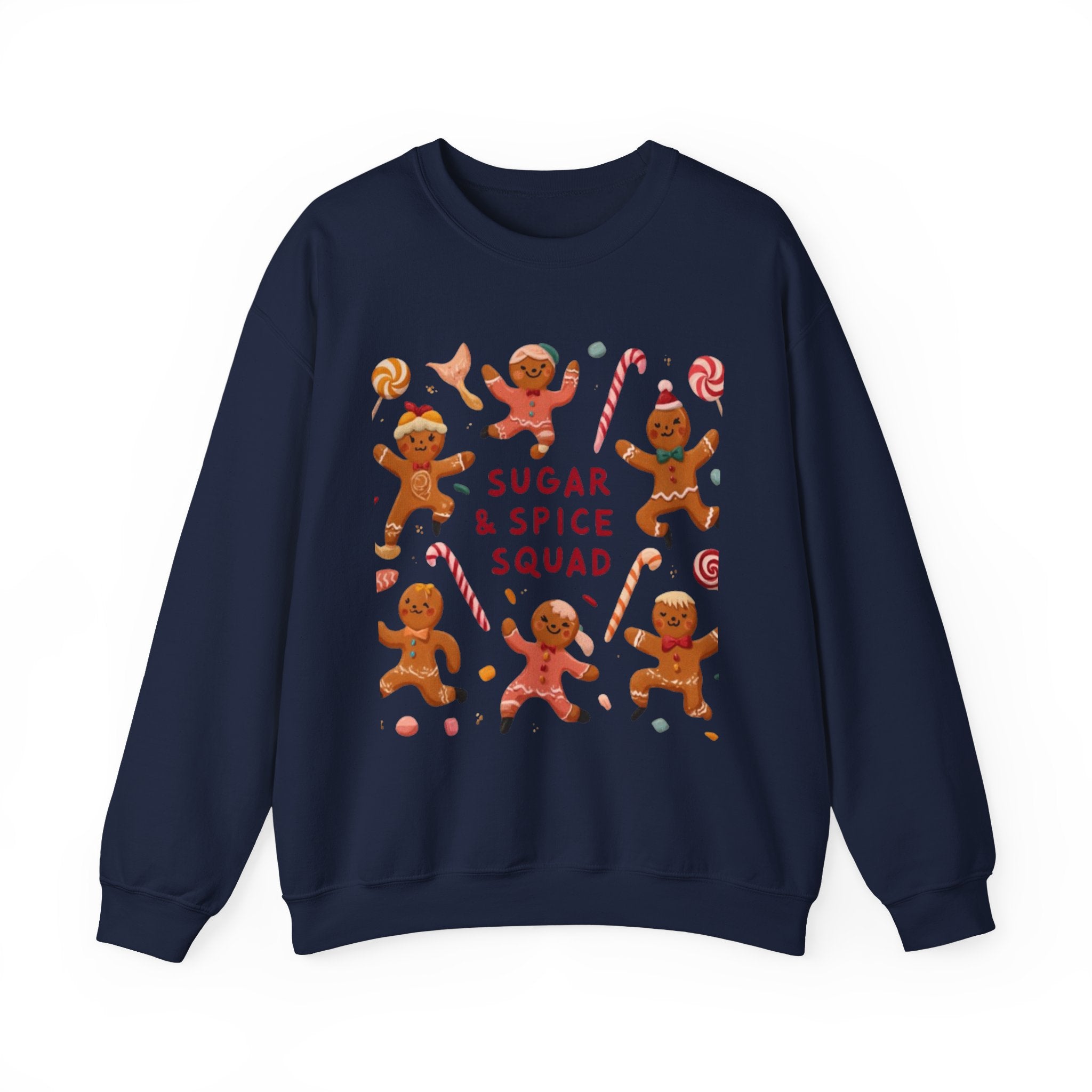 Sugar & Spice Squad Sweatshirt — Gingerbread Holiday Crewneck