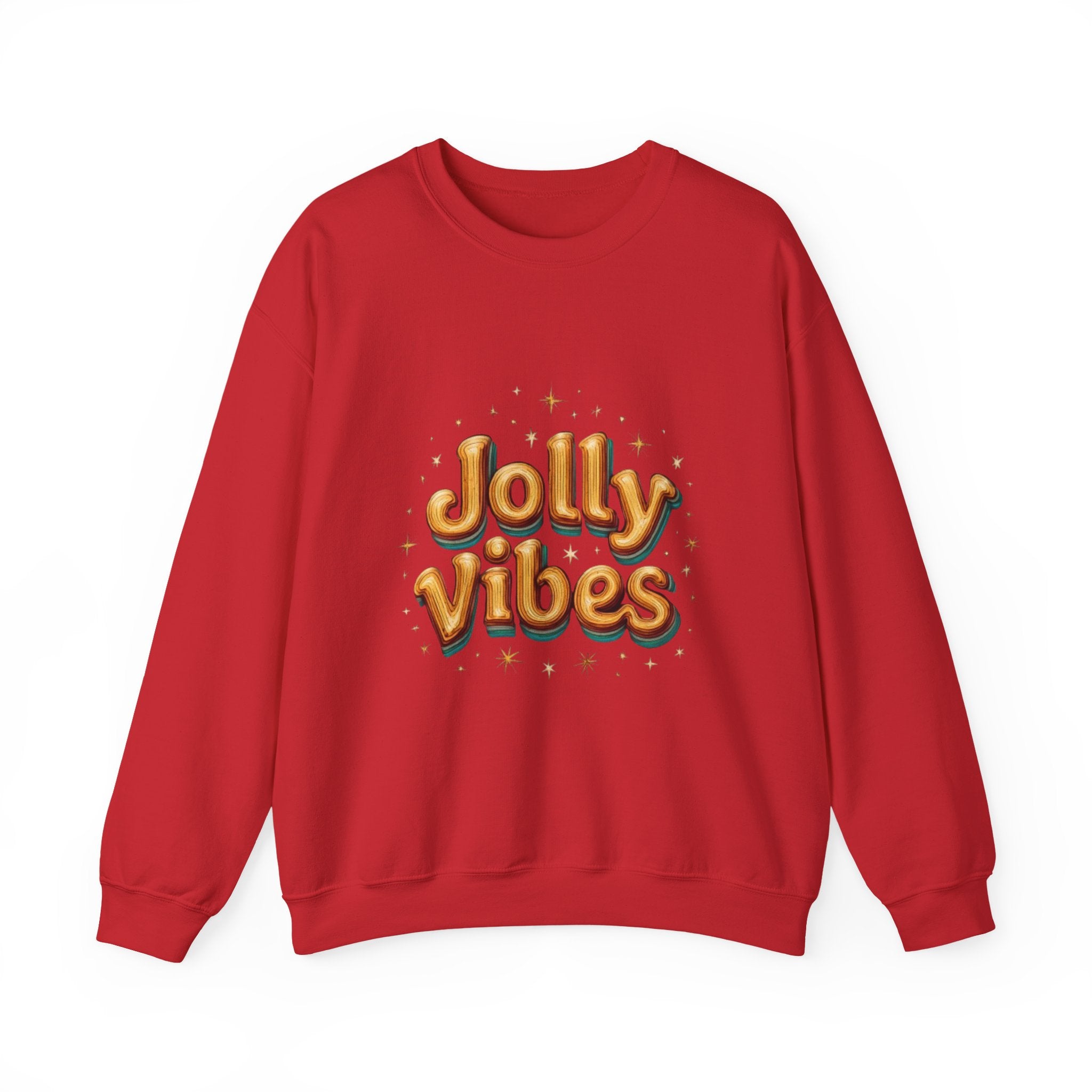 Jolly Vibes Sweatshirt – Cozy Holiday Graphic Crewneck