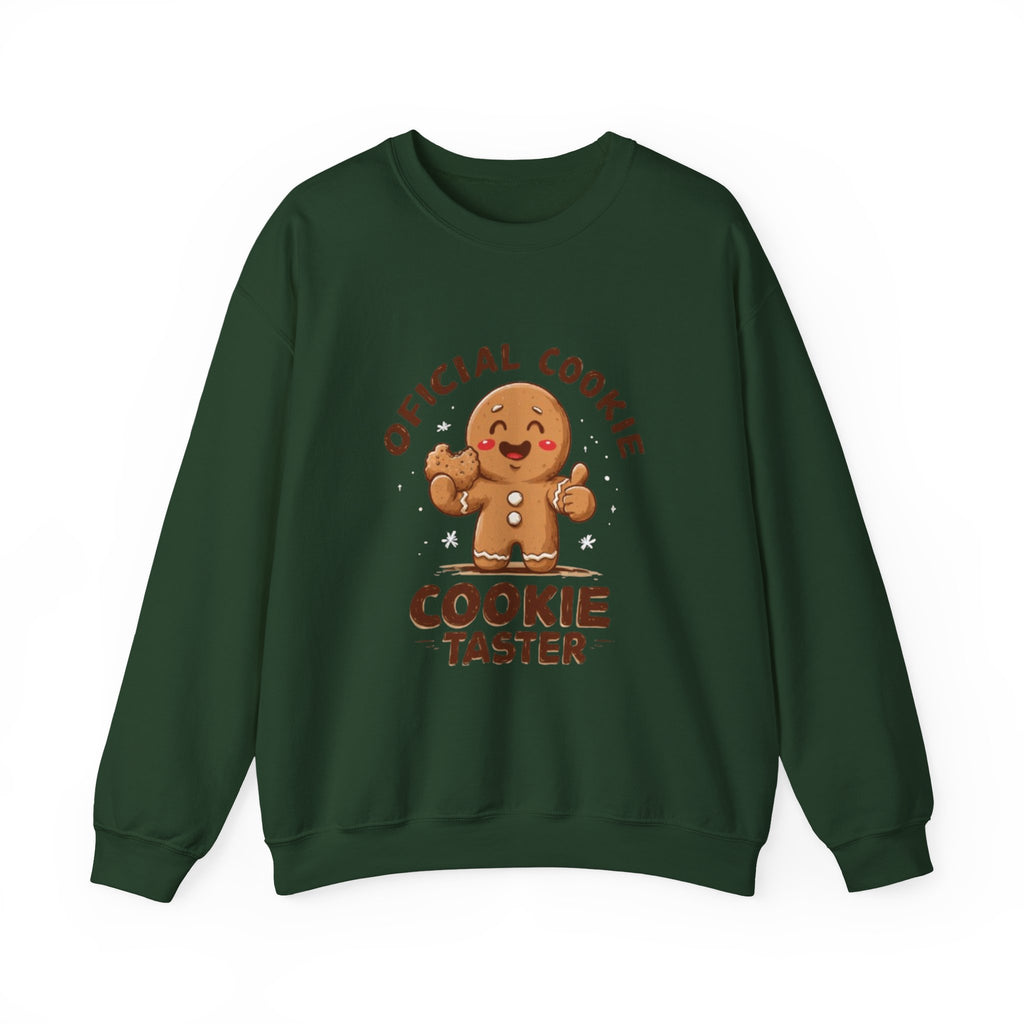 Cookie Taster Sweatshirt — 'Official Cookie' Gingerbread Crewneck