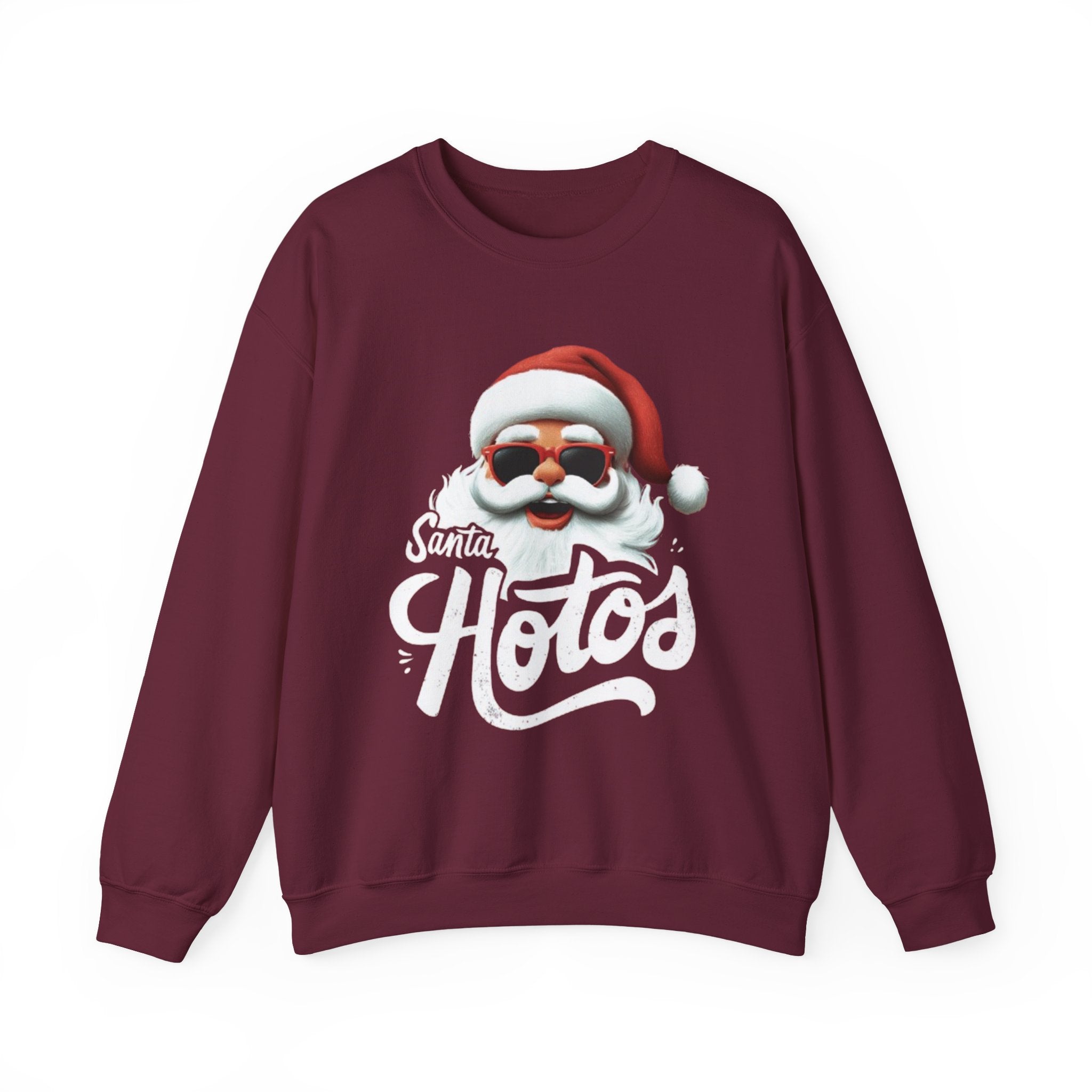 Santa Hotos Sweatshirt – Funny Christmas Santa Photo Crewneck