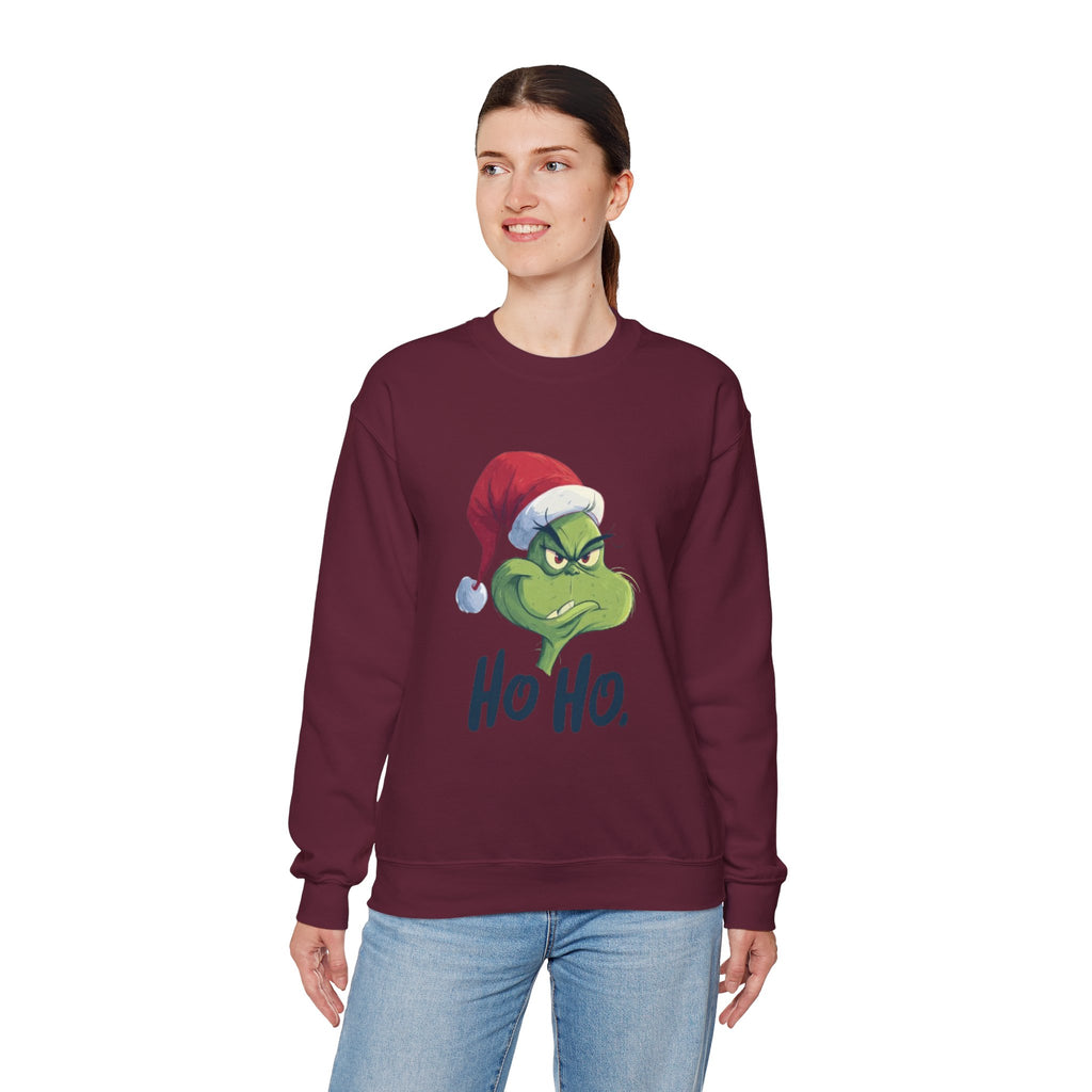 Grumpy Grinch 'Ho Ho.' Crewneck Sweatshirt
