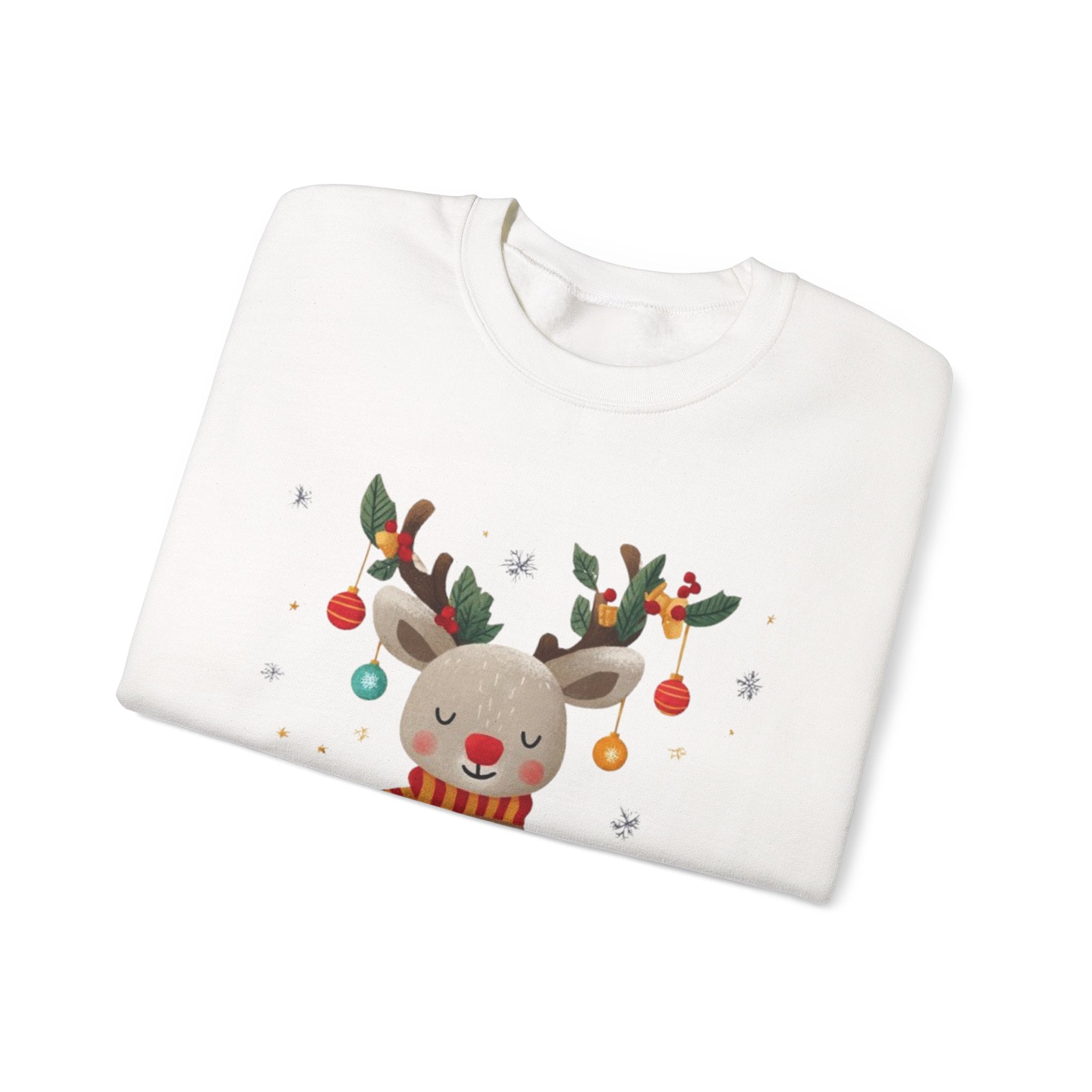 Holiday Vibes Reindeer Sweatshirt